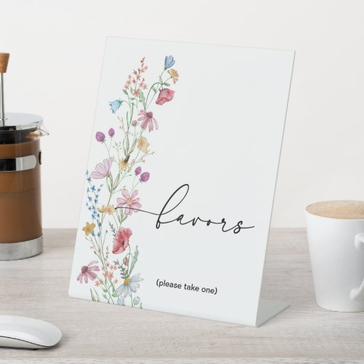 Wildblumen Favoriten Sockelschild (In SItu)