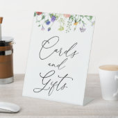 Wildblumen Feldkarten und Geschenkzeichen Sockelschild (In SItu)