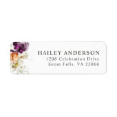 Wildblumen Feminine Wasserfarbe Floral (Vorne)