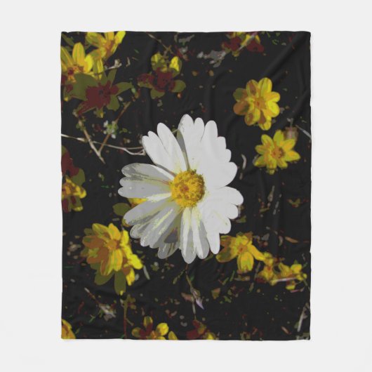 Wildblumen Fleece Blanket (Vorderseite)