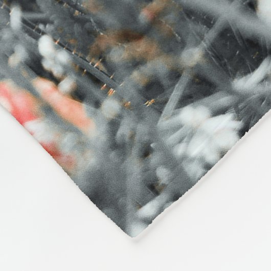 Wildblumen Fleecedecke (Ecke)