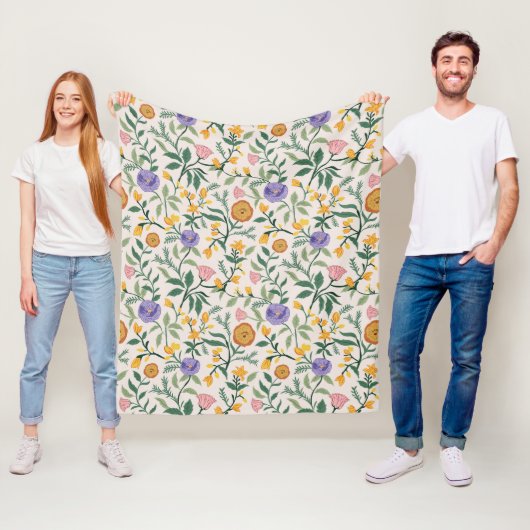Wildblumen Fleecedecke (Beispiel)