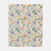 Wildblumen Fleecedecke (Vorderseite)