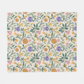 Wildblumen Fleecedecke (Vorderseite (Horizontal))