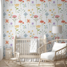 Wildblumen Floral Baby Kinderzimmer Schlafzimmer