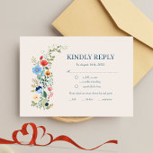 Wildblumen Floral Boho Wedding RSVP
