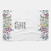 Wildblumen Floral Geschirrtuch (Horizontal)