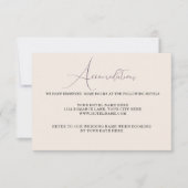 Wildblumen florale Hochzeitkarte RSVP Karte (Vorderseite)