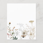 Wildblumen Flyer (Hinten)