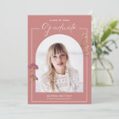 Wildblumen Foto High School Graduation Party (Stehend Vorderseite)