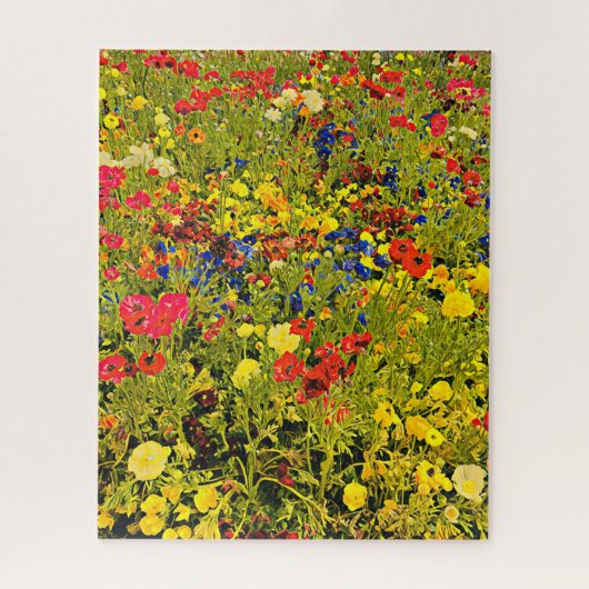 Wildblumen-Fotografie-Puzzle Puzzle (Vertikal)