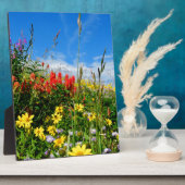 Wildblumen Fotoplatte (Seite)