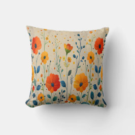 Wildblumen Frühjahr Kissen