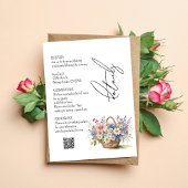 Wildblumen Frühjahr Sommerliche Hochzeit im Herbst Einladung