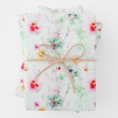 Wildblumen Frühjahr Wiesen Blumengarten Elegante Geschenkpapier Set (Beispiel)