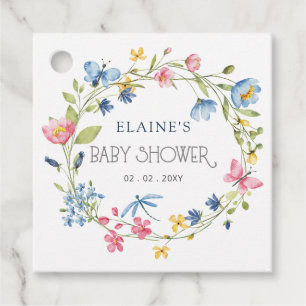 Wildblumen Frühlingsblüten Blütendusche Geschenkanhänger