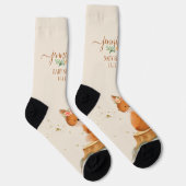 Wildblumen-Fuchs-Ankunft Socken (Rechts)