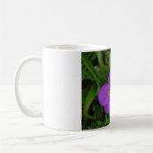 Wildblumen Fuchsia Spiderwort Heiße Federn Geschen Kaffeetasse (Links)