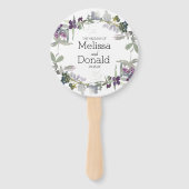 Wildblumen für Aquarellbilder Fächer (Vorderseite)