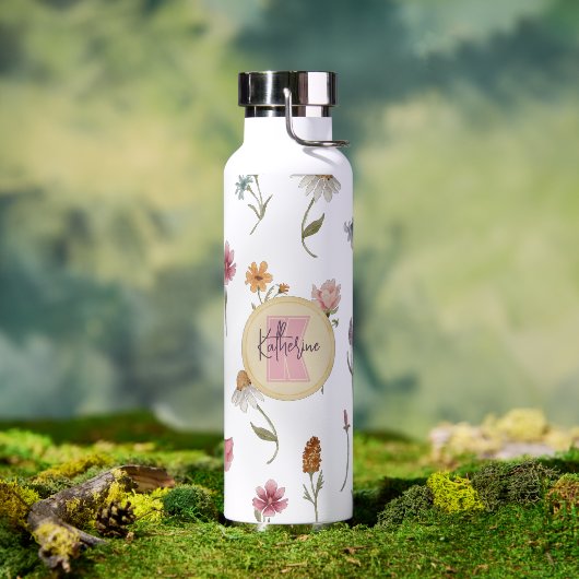Wildblumen für Aquarellfarben Trinkflasche (Außenbereich)
