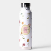 Wildblumen für Aquarellfarben Trinkflasche (Links)