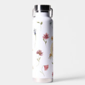 Wildblumen für Aquarellfarben Trinkflasche (Vorne)