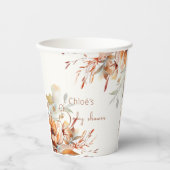 Wildblumen für Babydusche Pappbecher (Vorderseite)