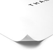 Wildblumen für benutzerdefinierte Aquarellfarben H Poster (Ecke)