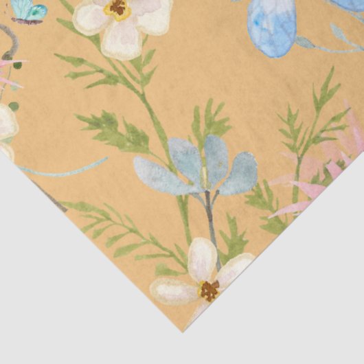 Wildblumen für Blumengeflechte Seidenpapier (Ausschnitt)