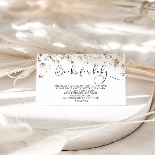 Wildblumen für die Aquarellbilder Begleitkarte