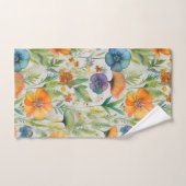 Wildblumen für die französische Landesdekoration Badhandtuch Set (Handtuch)