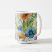 Wildblumen für die französische Landesdekoration Kaffeetasse (VorderseiteRechts)