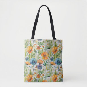 Wildblumen für die französische Landesdekoration Tasche