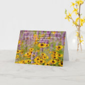 Wildblumen für die Glaubensstichlehre Karte (Gelbe Blume)