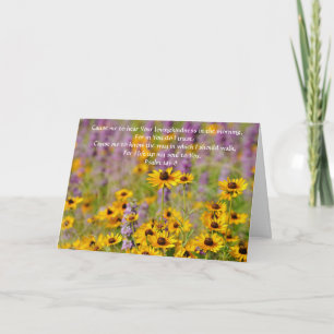 Wildblumen für die Glaubensstichlehre Karte