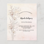 Wildblumen für Geburtstagskraut (Vorderseite)