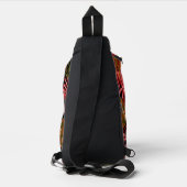 Wildblumen für Herbst Crossbody Bag (Rückseite)