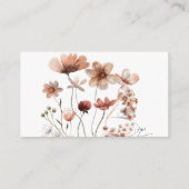 Wildblumen für Herbst: Registrierungseintrag für A Begleitkarte (Rückseite)