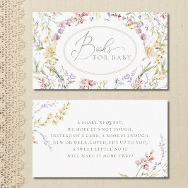 Wildblumen für Kinder in Aquarellen Begleitkarte