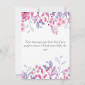 Wildblumen für lila Länder Karte (Rückseite)