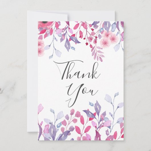 Wildblumen für lila Länder Karte (Vorderseite)