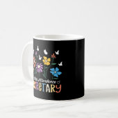 Wildblumen für Schulbesuch Kaffeetasse (Vorderseite Links)