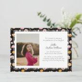 Wildblumen für Schwarze Flora Abschluss Ankündigung (Stehend Vorderseite)