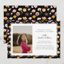 Wildblumen für Schwarze Flora Abschluss