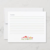 Wildblumen für Wasserfarben (Rückseite)