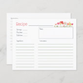 Wildblumen für Wasserfarben (Vorne/Hinten)