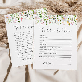 Wildblumen für Wasserfarben - Babyprognosen