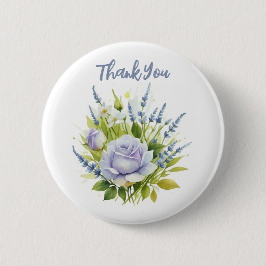 Wildblumen für Wasserfarben Button (Vorderseite)