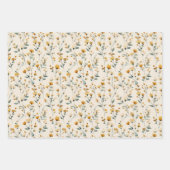 Wildblumen für Wasserfarben Einfach und elegant Geschenkpapier Set (Vorderseite 2)