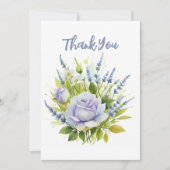 Wildblumen für Wasserfarben Feiertagskarte (Vorderseite)